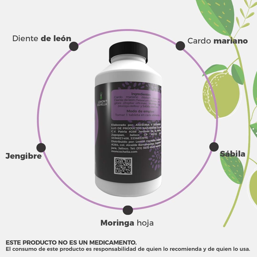 CARDO MIX  120 TABLETAS LEMON COCHELLA