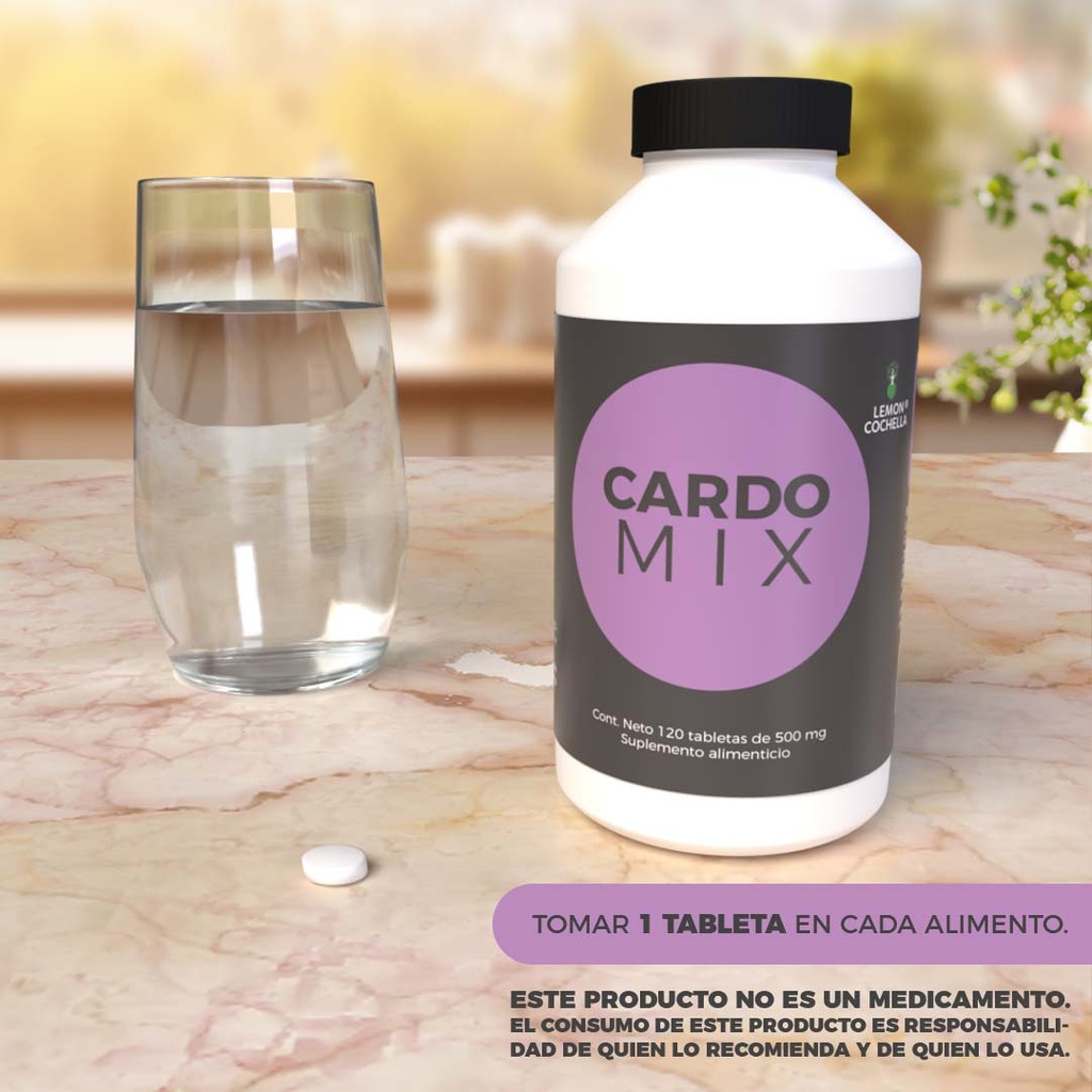 CARDO MIX  120 TABLETAS LEMON COCHELLA