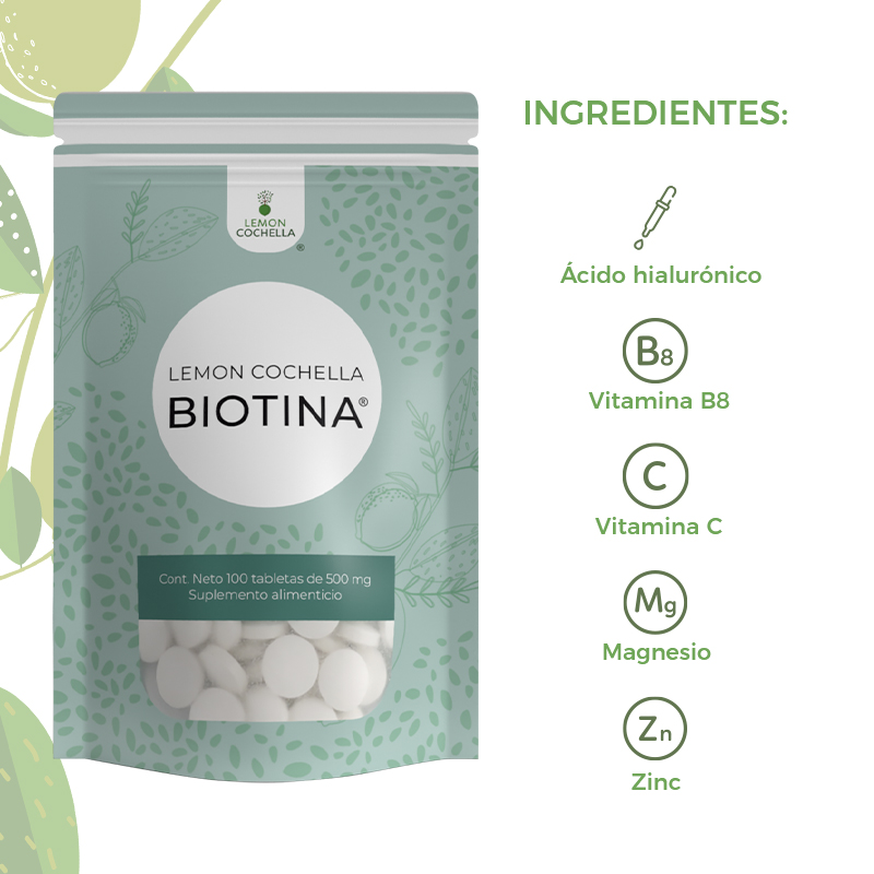 BIOTINA 100 TABS LEMON COCHELLA