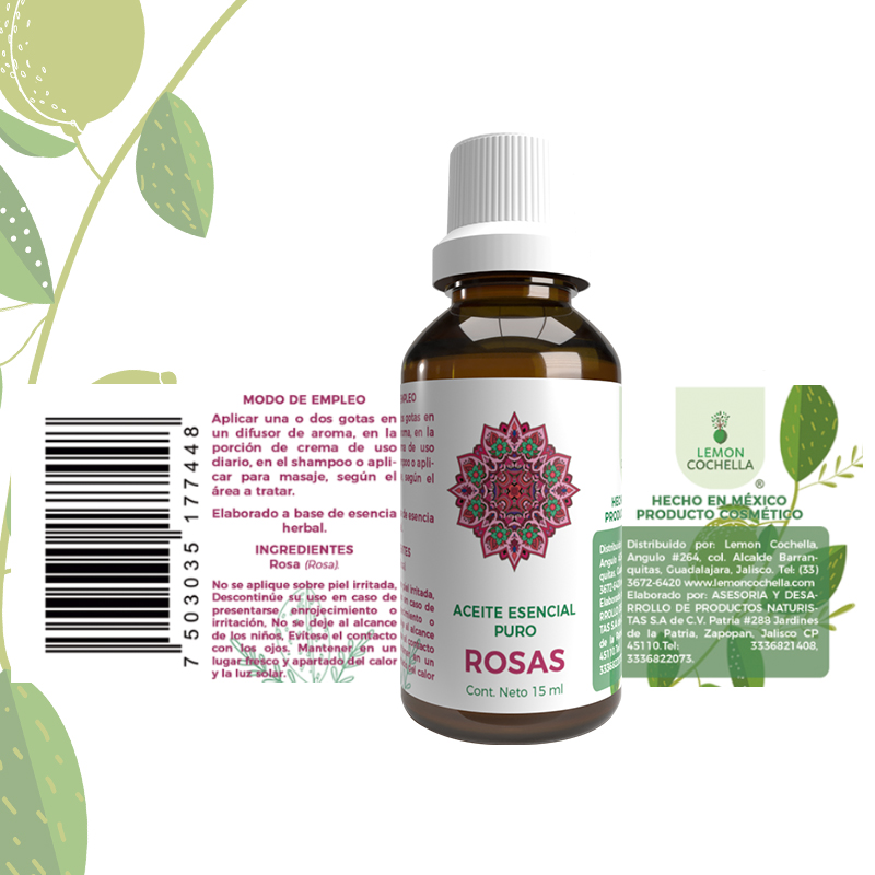 ESENCIA ROSAS 15 ML LEMON COCHELLA