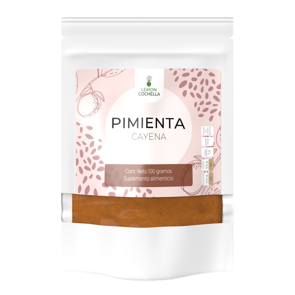 PIMIENTA DE CAYENA 100 GRS LEMON COCHELLA