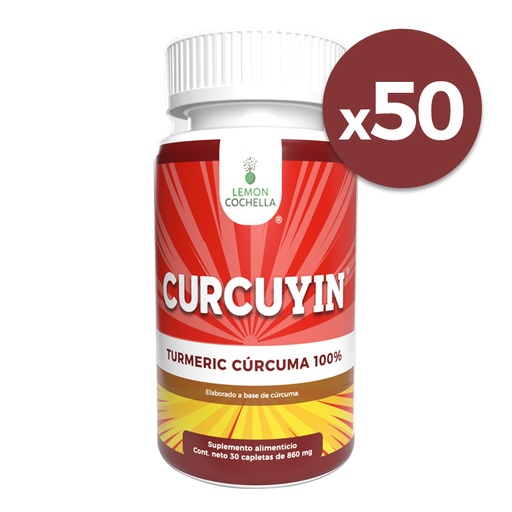 [CURCUYIN50PACK] 50 PACK CURCUYIN 30 CAPLETAS DE 860 MG