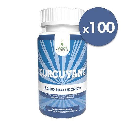 [CURCUYANG100PACK] 100 PACK CURCUYANG 30 CAPLETAS DE LEMON COCHELLA