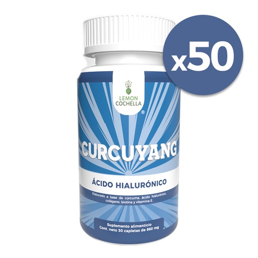 [CURCUYANG50PACK] 50 PACK CURCUYANG 30 CAPLETAS DE LEMON COCHELLA