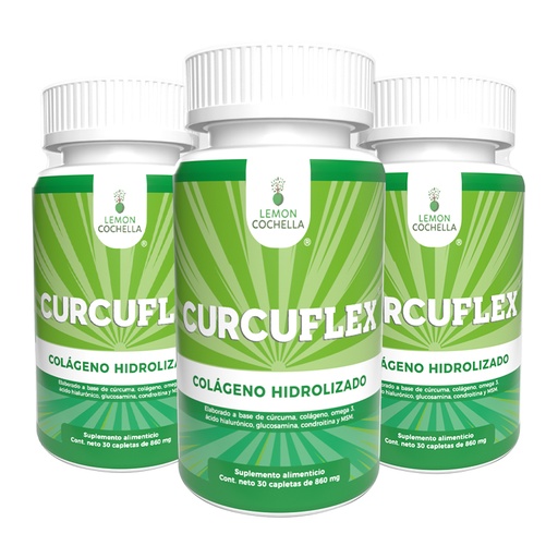 [CURCUFLEX3PACK] 3 PACK CURCUFLEX 30 CAPLETAS DE LEMON COCHELLA