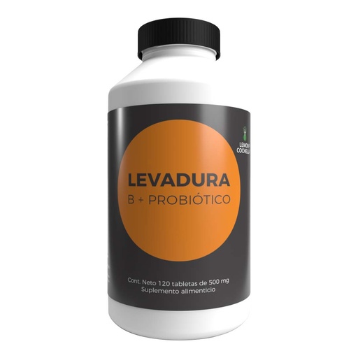 [2852] LEVADURA+B+PROBIOTICO 120 TABLETAS LEMON COCHELLA