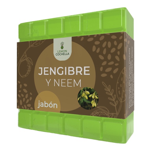 [1861] JABÓN JENGIBRE Y NEEM LEMON COCHELLA