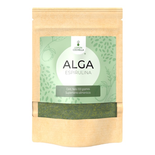 [1061] ALGA ESPIRULINA 100 GRS LEMON COCHELLA