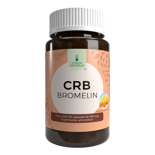 [0795] CRB BROMELIN 60 CAPS LEMON COCHELLA
